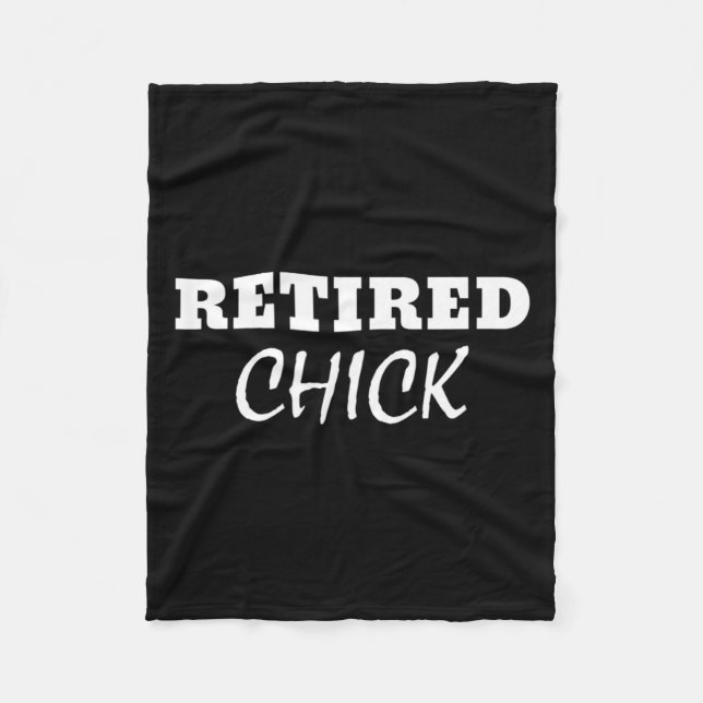 Retired Chick Fleece Blanket (Front)