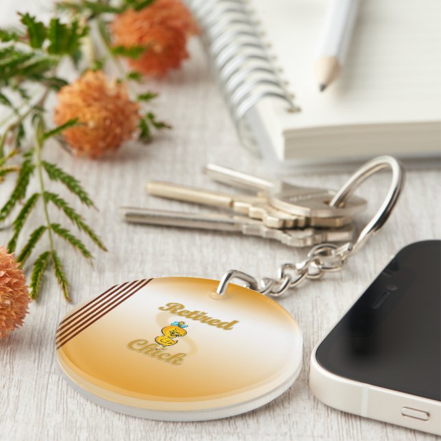 Retired Chick Keychain (Front Right)