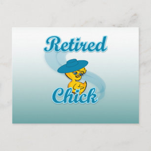 Retired Chick Postcard
