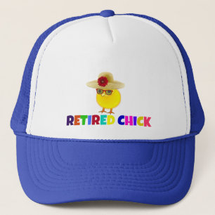 Retired Chick, so cute, Trucker Hat
