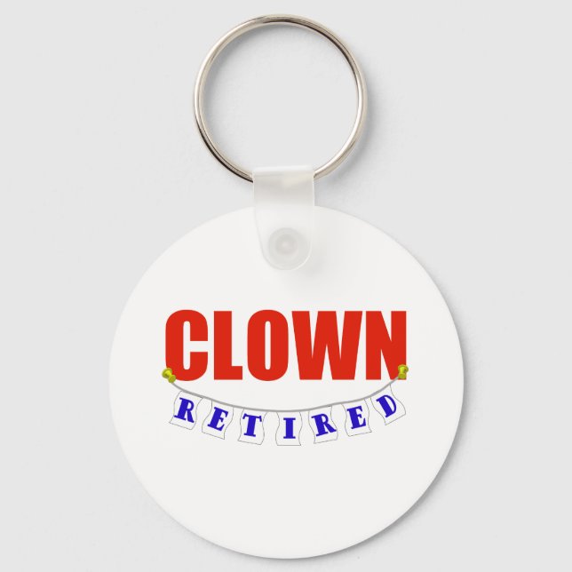 RETIRED CLOWN KEYCHAIN (Front)