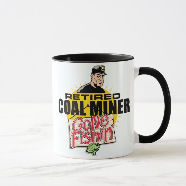 RETIRED COAL MINER MUG (Right)