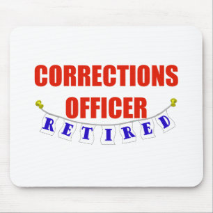 RETIRED CORRECTIONS OFFICER MOUSE PAD