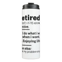 Retired Definition noun, Funny Retirement Gag Gift