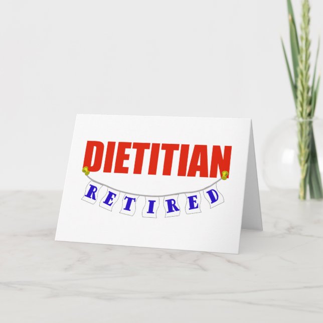 Retired Dietician Card (Front)