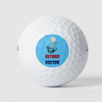 Retired Doctor, Stethoscope and Golf Ball Design