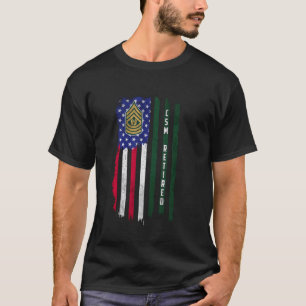 Retired E-9 Command Sergeant Major CSM Rank Americ T-Shirt