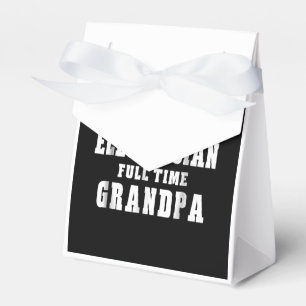 Retired Electrician Full Time Grandpa Men's Gift Favor Box