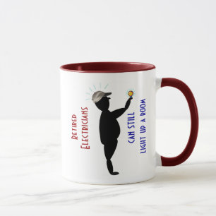 Retired Electrician Mug -
