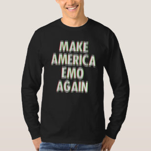 Retired Emo Kid Sad Music Goth Punk Scene Gothic T-Shirt