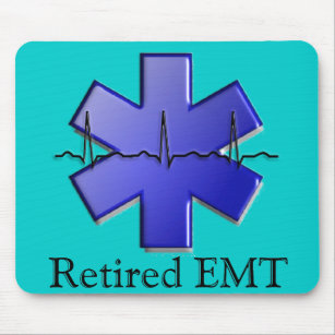 Retired EMT Gifts Mouse Pad