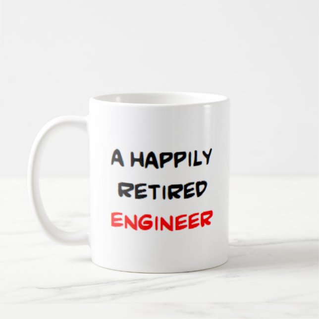 retired engineer2 coffee mug (Left)