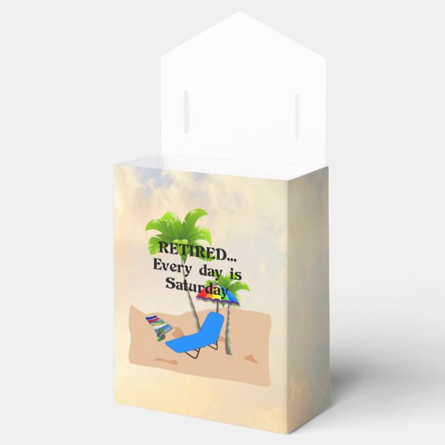Retired...Every Day is Saturday Favor Box (Opened)