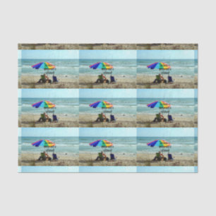 Retired--Every day is Saturday. Gone fishing Tissue Paper