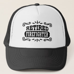 Retired Firefighter Trucker Hat