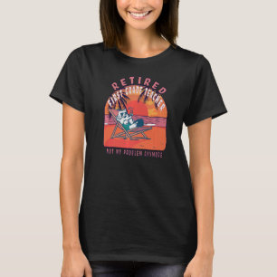 Retired First Grade Teacher  Vintage Retirement T-Shirt