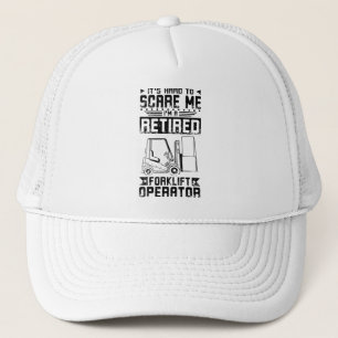 Retired Forklift Driver Trucker Hat