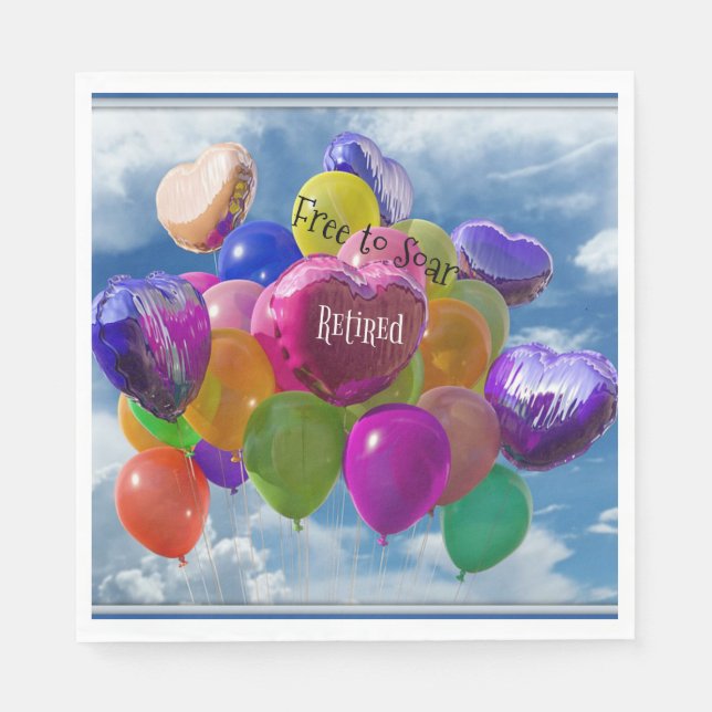 Retired - Free to Soar Napkin (Front)