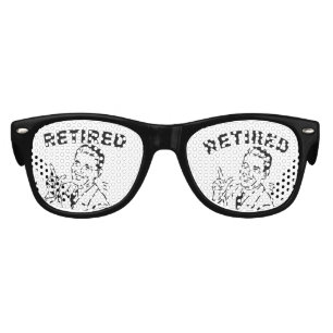 RETIRED FUNNY RETRO SUNGLASSES FUN-Glasses!