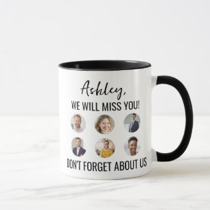 Retired Going Away Coworker With Photos Mug