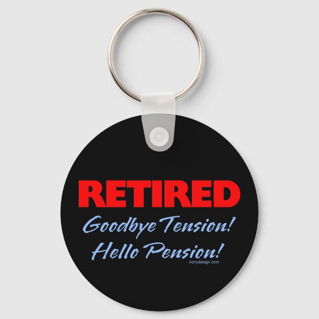 Retired Goodbye Tension (dark blue) Keychain (Front)