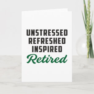 Retired Grandpa Retire Retirement Funny Gift Idea Card