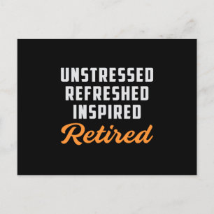 Retired Grandpa Retire Retirement Funny Gift Postcard