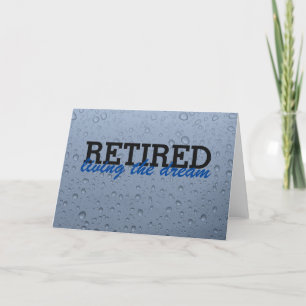 Retired greeting card