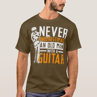 Retired Guitarist Gift Music Lover Retirement Guit T-Shirt