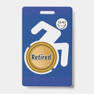 Retired Handicapped Badge
