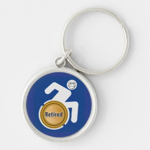 Retired Handicapped Keychain