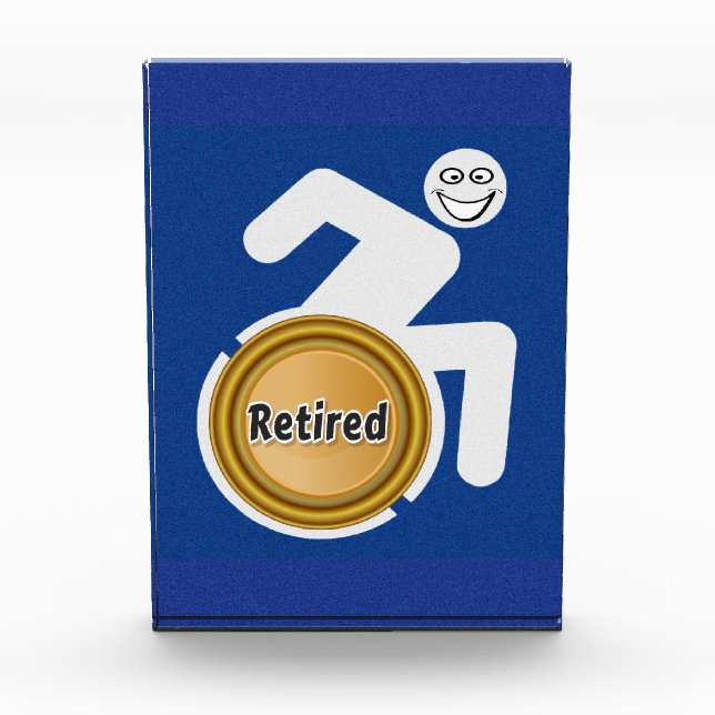 Retired Handicapped Photo Block (Front)