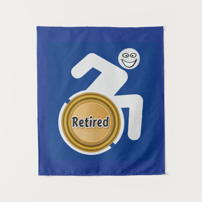 Retired Handicapped Tapestry (Front)