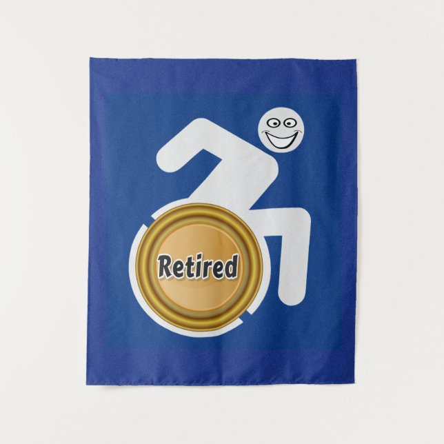Retired Handicapped Tapestry (Front)