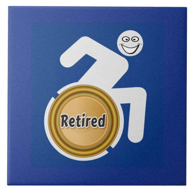 Retired Handicapped Tile (Front)
