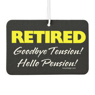 Retired Hellow Pension (Dark) Air Freshener