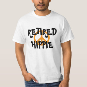 Retired Hippie peace symbol T-Shirt