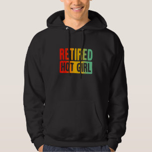 Retired Hot Girl Couple Retirement Life Vintage 2 Hoodie