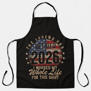 retired i worked whole life for this apron