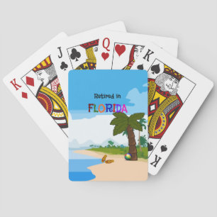 Retired in Florida Playing Cards