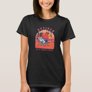 Retired It Project Manager  Vintage Retirement T-Shirt