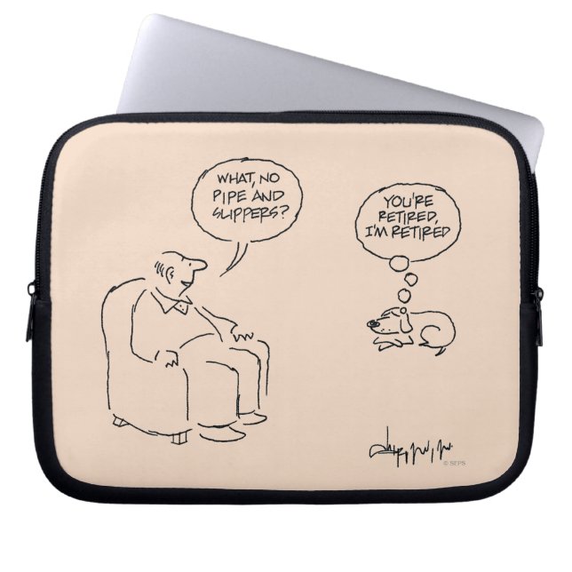 Retired Laptop Sleeve (Front)