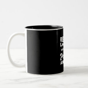 Retired Lawyer Not My Problem Two-Tone Coffee Mug