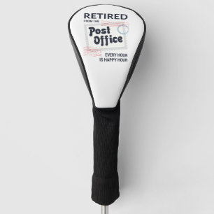 Retired Mailman Postal Worker Retirement Cute Golf Head Cover