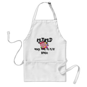 Retired...More Time to Play Bingo Standard Apron