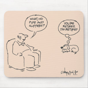Retired Mouse Pad