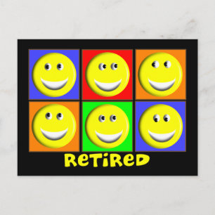 "RETIRED" Multi Design Postcard