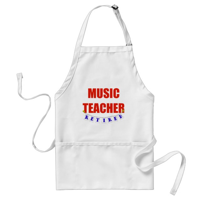 RETIRED MUSIC TEACHER STANDARD APRON (Front)