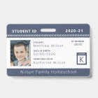 RETIRED Navy Chevron Homeschool Student ID