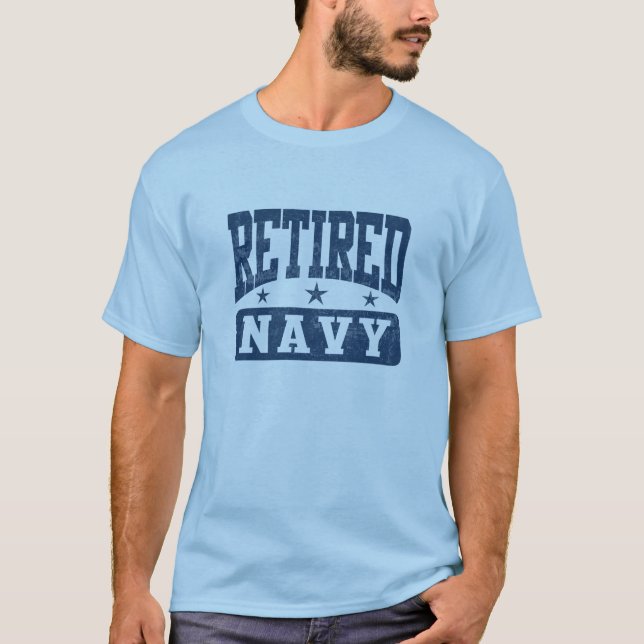 Retired Navy T-Shirt (Front)